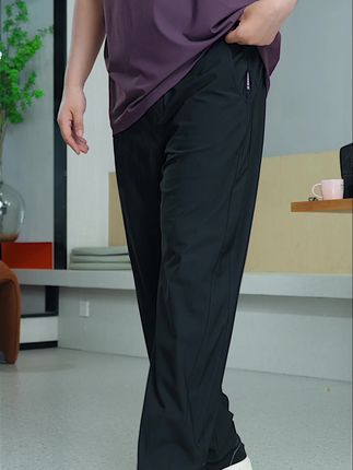 给小兄弟安排一下透气的“小空调“冰丝休闲裤,胖男生必备!#大码男装 #冰丝裤 #休闲裤 #宽松版型 #遮肉显瘦