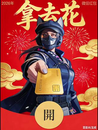 三角洲干员专属红包封面制作指令教程#三角洲行动#豆包ai #豆包p图已经nextlevel了#微信红包封面#自制微信红包封面 拿去花红包封面生成指令 豆包微信封面p图