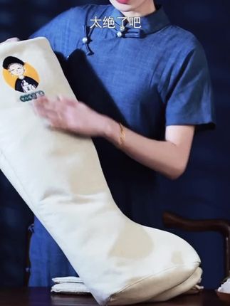 盐婆婆海盐+艾绒+28味草本热敷垫理疗长筒靴款绑带护膝盖防寒点击购买同款订单
