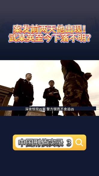 兄弟耍刀,一人落网一人失踪?#中国刑侦实录第三季