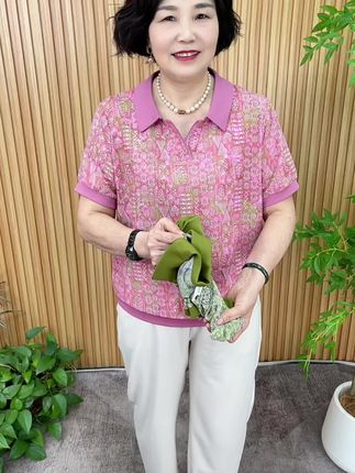 #夏季穿搭 #谁穿谁好看 #中老年妈妈 #面料柔软舒适 #宽松有范