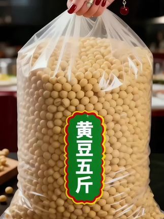 5斤东北黄豆13块9 东北黑土地黄豆,真的是绝了! 谁懂啊,东北黑土地的黄豆! 它的日照长、水土肥沃,颗粒均匀饱满圆润,自带阳光的味道~ 磨浆浓醇,打豆浆香浓🥛农家自种的实在货,吃的就是原生态好滋味! 这才是真正的东北宝藏黄豆,直接爱上!#黄豆#五谷杂粮#东北黄豆 #粗粮细作 #图文伙伴计划
