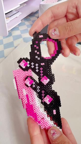 #拼豆图纸 #拼豆 #立体拼豆 立体爪刀谁还没有拥有!