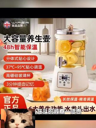 带水龙头炖煮一体煮茶壶烧水壶家用多功能大容量花茶壶恒温 #好物分享 #热卖 #爆款推荐