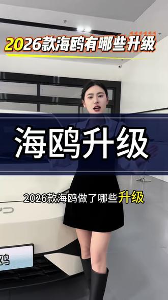 2026款海鸥实车你知道做了哪些升级嘛?#比亚迪汽车 #欧皇驾到 #闪充太快怎么办 #2026款海鸥