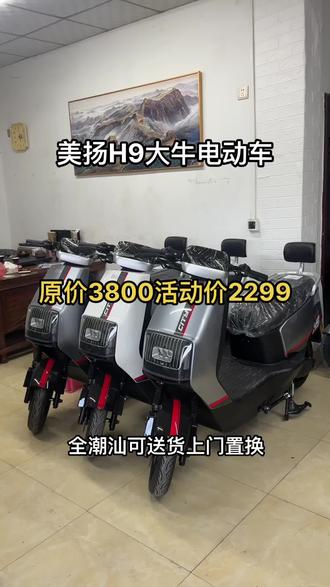 美扬H9大牛电动车#揭阳 #汕头 #潮州 #电动车以旧换新 #性价比高的电动车推荐