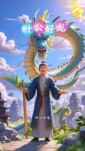 《叶公好龙》
从前有个叫叶公的人,他非常喜欢龙。他住的屋子里,墙上画着龙,柱子上雕着龙,穿的衣服上绣着龙,就连他用的东西上也都刻着龙。
天上的真龙听说叶公这么喜欢龙,就决定亲自去拜访他。这天,真龙从天上降下来,来到了叶公的家里。龙头从窗户伸进来,龙尾拖在大厅里。
叶公看到真龙来了,吓得脸色苍白,浑身发抖,急忙逃走了。
原来,叶公并不是真正喜欢龙,他只是喜欢那些像龙却不是龙的东西。
“叶公好龙”这个成语通常用来讽刺那些表面上爱好某种事物,实际上并非真正爱好,甚至是惧怕、反感的人。它揭示了有些人只是口头上表示喜欢,而在实际行动或面对真实情况时,却表现出完全相反的态度。这个成语告诫人们要真诚对待自己的喜好和追求,不要虚伪和自欺欺人。#儿童 #寓言故事 #儿童动画 #儿童睡前故事