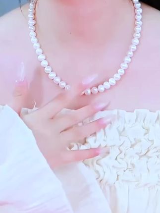#项链 #淡水珍珠 #时尚饰品 #爱的礼物仙女必备 #老凤祥珍珠项链