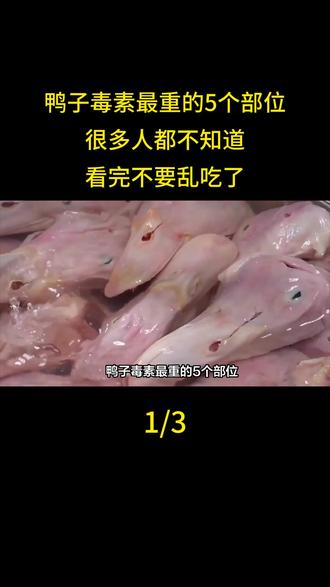 鸭子毒素最重的5个部位,很多人都不知道,看完不要乱吃了