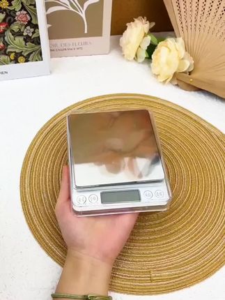 家用厨房电子秤,带托盘与电池,高精度精准克重,满足烘焙各种需求!#家用厨房电子秤高精准 #家庭必备 #好物推荐🔥