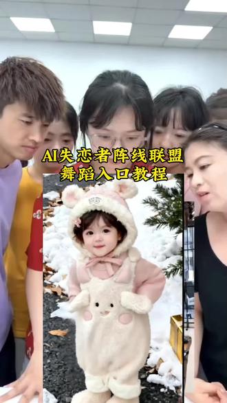 AI失恋者阵线联盟舞蹈入口教程来了,#剪映#AI失恋者阵线联盟舞蹈#剪同款#一键剪同款@DOU+小助手