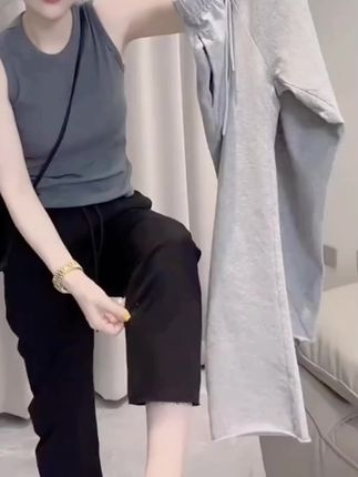 #高腰牛仔裤 #休闲直筒裤 #裤子