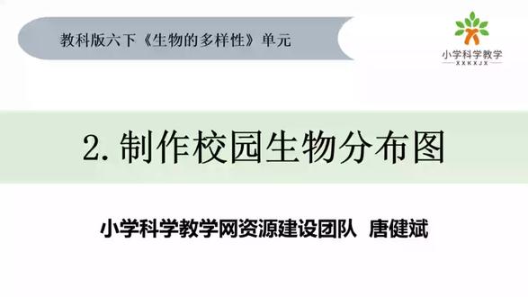 25新版教科科学6下-2.2制作校园生物分布图