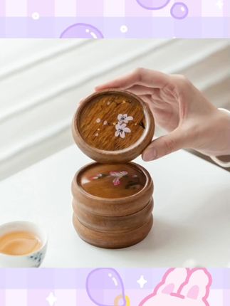 #茶具 德白手绘重竹轻奢茶垫茶杯垫杯垫茶托泡茶盖置盖托功夫茶道零配件#杯垫 #隔热垫 #茶壶茶具 #茶托盘