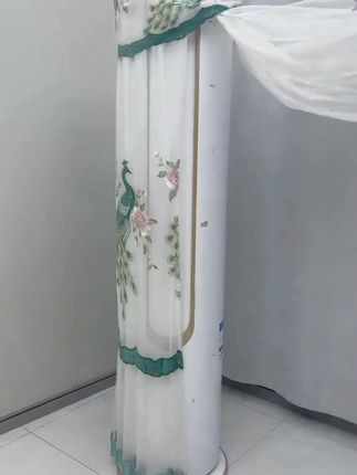 圆柱立式空调防尘罩开机不取3匹柜式品牌通用圆形柜机空调套新款#空调防尘罩 #柜式空调套 #通用防尘罩 #新款空调罩 #空调保护