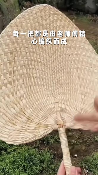 画竹扇子编织教程-抖音