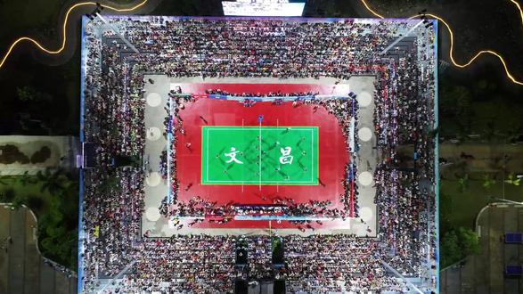 海南“村VA”战报|文昌东郊镇火箭队获得季军 #2025海南村VA #排球 #文昌