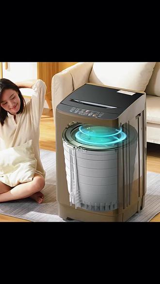 租房幸福感UP!志高波轮洗衣机,不占地儿,搬家直接带走!! #好物推荐🔥 #居家好物 #洗衣机 #全自动洗衣机 #大容量洗衣机