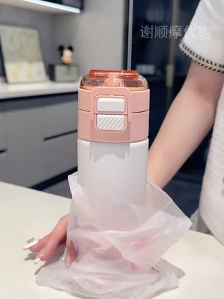 CILLE希乐儿童保温杯女高颜值水杯学生杯上学专用吸管杯子防摔杯#好物推荐🔥
