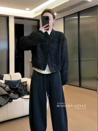 #爱了爱了 #弯刀裤 #阔腿裤#谁穿谁好看系列