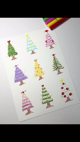 1分钟教你画9种圣诞树🎄
#画画手绘 #画画🎨 #手绘圣诞树 #画画画画画