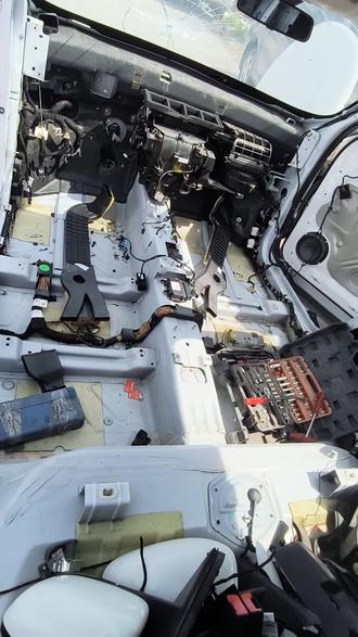 观致5内饰拆完后的布局结构#拆车件 #观致5