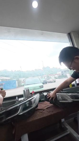 阳泉出租车比亚迪秦EV车灯升级全过程 第一视角带你体验车灯升级全过程#阳泉改灯 #阳泉车灯升级 #同城 #同城汽车 #昕朗车灯