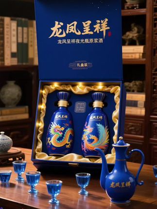 陆公腊龙凤呈祥夜光瓶原浆酒!给我爸买的这个酒,他高兴了好久!瓶子好看有特色!还是原浆酒,酒香四溢,入口清香顺滑!分量也是很足,满足朋友聚会,宴请都可以!爱酒的人都要备一瓶! #高档大气上档次#白酒 #原浆酒 #品酒品人生#白酒