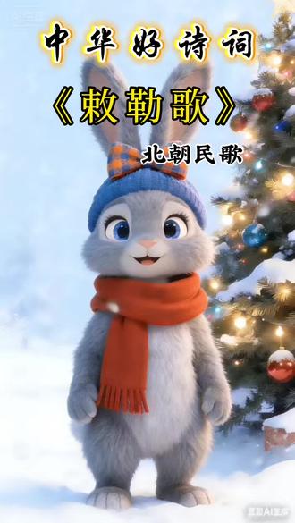 #中华好诗词分享 #创作灵感 #启蒙早教 #小学生必背古诗#剌勒歌 @DOU+小助手 @上热门🔥🔥🔥
这是一首源自北朝时期的民歌,具有鲜明的游牧民族色彩:
1. 民族源头: “敕勒”是中国古代北方的一支游牧民族,又称“铁勒”,匈奴后裔,其民风彪悍,善骑射,生活在广袤的草原地带。
2. 语言流传: 这首歌最初是敕勒人用本民族语言传唱的,后来被翻译成汉语,并收录于《乐府诗集》中。正是这种“译作”属性,让它保留了质朴、刚健、直抒胸臆的草原气息。
3. 历史典故(广为流传的说法): 据《北史》记载,北齐神武帝高欢在玉壁之战中受挫,为激励士气,便让麾下敕勒族名将斛律金唱起这首本族民歌。歌声雄浑苍凉,引发了全军将士的思乡之情与豪迈之气,从而凝聚了人心。这个故事也让《敕勒歌》成为了一首承载着历史与情感的“生命之歌”。