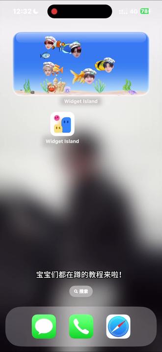 宝宝们教程来啦!!!#教程#自推鱼缸#ios小组件