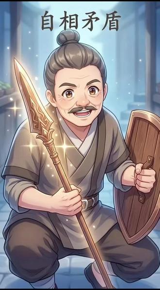 ⚔️ 自相矛盾 #成语故事