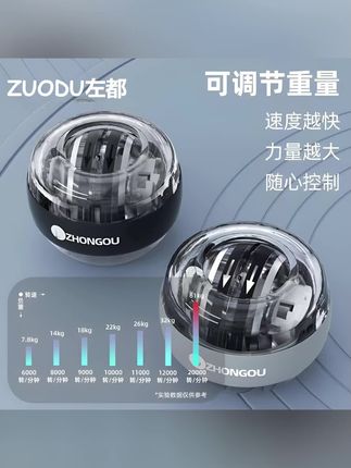 腕力球自启动男握力球臂力手腕金属离心减压腕力器#腕力球#腕力球挑战#握力器#腕力器#黄子韬推荐