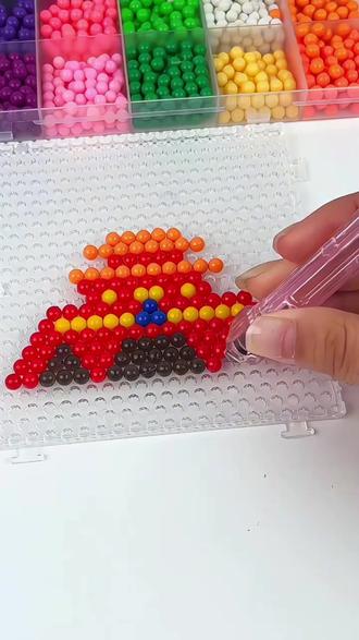 【孩子的六一礼物】神奇水雾魔法珠魔豆水粘珠儿童手工diy拼插玩具#儿童玩具 #六一礼物 #手工diy #魔法珠 #拼插玩具