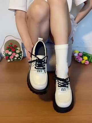 秋冬新款时尚百搭厚底乐福鞋小皮鞋#好穿又好搭 #好穿不累脚 #潮流穿搭 #小皮鞋