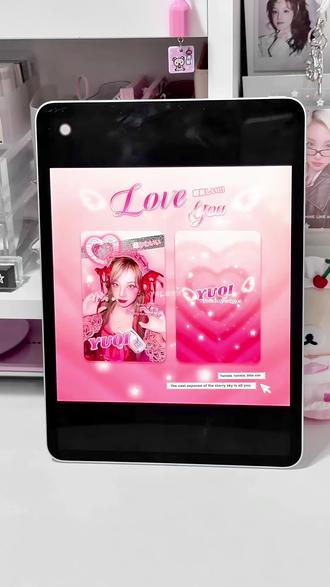 1分钟制作自印小卡物料!手残党也能完成! #宋雨琦 #饭圈美工 #自印小卡 #追星物料 #开箱