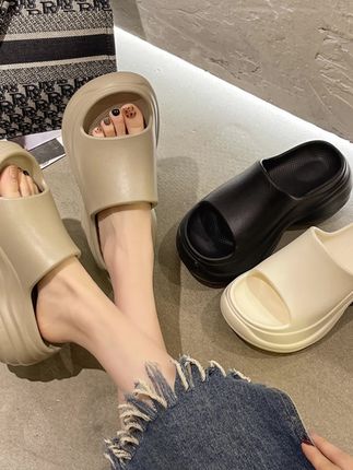 丝蒙妮增高外穿拖鞋女夏季凉鞋海沙滩鞋凉拖鞋户外矮个子#凉拖鞋女厚底 #时尚外穿款拖鞋 #软厚底拖鞋 #好物推荐🔥 #好物分享