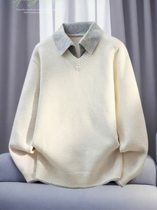 #假两件毛衣 #秋冬新款 #穿出高级感 #品质男装 #谁穿谁好看
