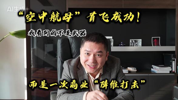 “空中航母”首飞成功!我看到的不是武器,而是一次商业降维打击 #商业思维 #九天无人机 #创新 #降维打击 #产业升级