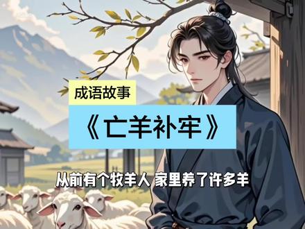 亡羊补牢,为时不晚,孩子一定要懂的道理 #亡羊补牢 #成语故事 #儿童启蒙 #亲子教育 #国学小故事