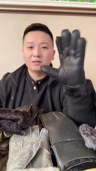 冬天骑车手不冻!羊皮手套暖到心!
