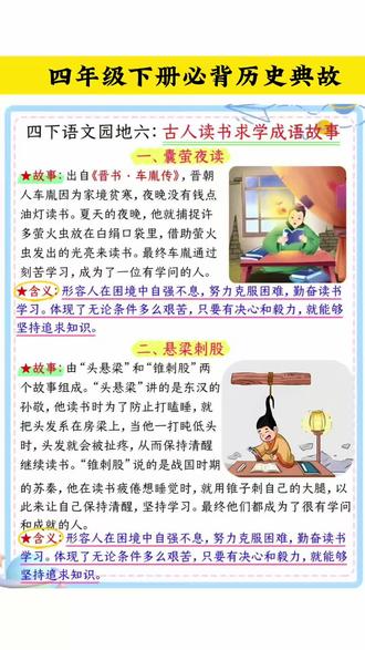 #四年级 开学一定要给孩子准备一本漫画历史典故,让孩子了解这151个历史典故,等到了期未考试他一定会感谢你。#历史典故#历史故事 #开学必备