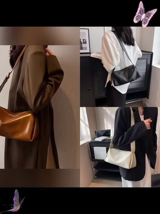 #多米甄选 #爆款热卖中 今年爆款包包女2025小众大容量油蜡皮枕头包休闲宽肩带单肩斜挎包#包包推荐 #美包分享 #好物推荐🔥