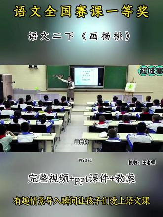 语文二下《画杨桃》 全国语文赛课优质公开课 ,有配套PPT课件教案 #小学语文#小学语文优质课 # 小学语文公开课#画杨桃
