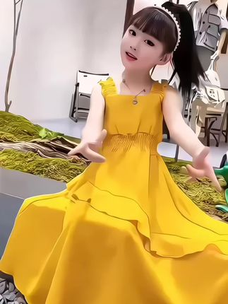 #高品质童装#女童连衣裙#谁穿谁好看#我要上热门