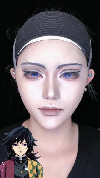 富冈义勇cos眼妆教程来啦
#鬼灭之刃 #富冈义勇#富冈义勇cos妆 #cos眼妆