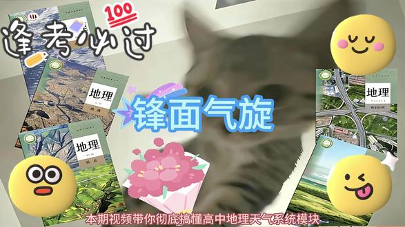 【锋面气旋01 | 知识点精讲】 #地理 #高中地理 #锋面气旋 #高考 #小新地理