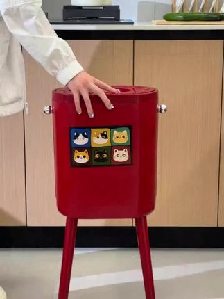 客厅大号卫生间免弯腰防臭垃圾桶可移动大容量垃圾桶#家用垃圾桶 #防臭垃圾桶 #大容量垃圾桶 #可移动垃圾桶 #大号垃圾桶