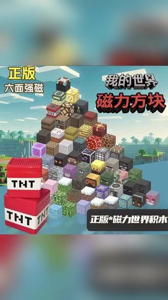 磁力积木 强磁版【横吸6-7颗】我的世界磁力方块积木拼搭创意百变大颗粒玩具#玩具玩法 #拼搭玩具 #玩具收藏 #玩具推荐 #我的世界玩具