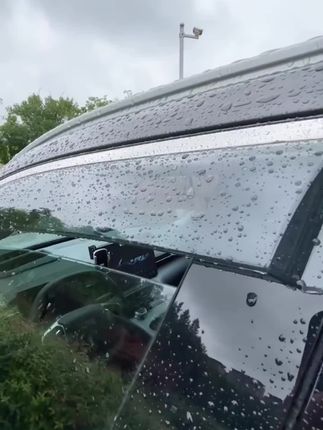 适用于吉利银河E5晴雨挡车窗挡雨板汽车内饰装饰用品改装配件雨眉#汽车晴雨挡#银河E5晴雨挡#吉利银河E5晴雨挡