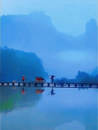 为了拍这一张图,我特意去了趟缙云仙都 朱潭山#大自然的美丽风景 #自然美景